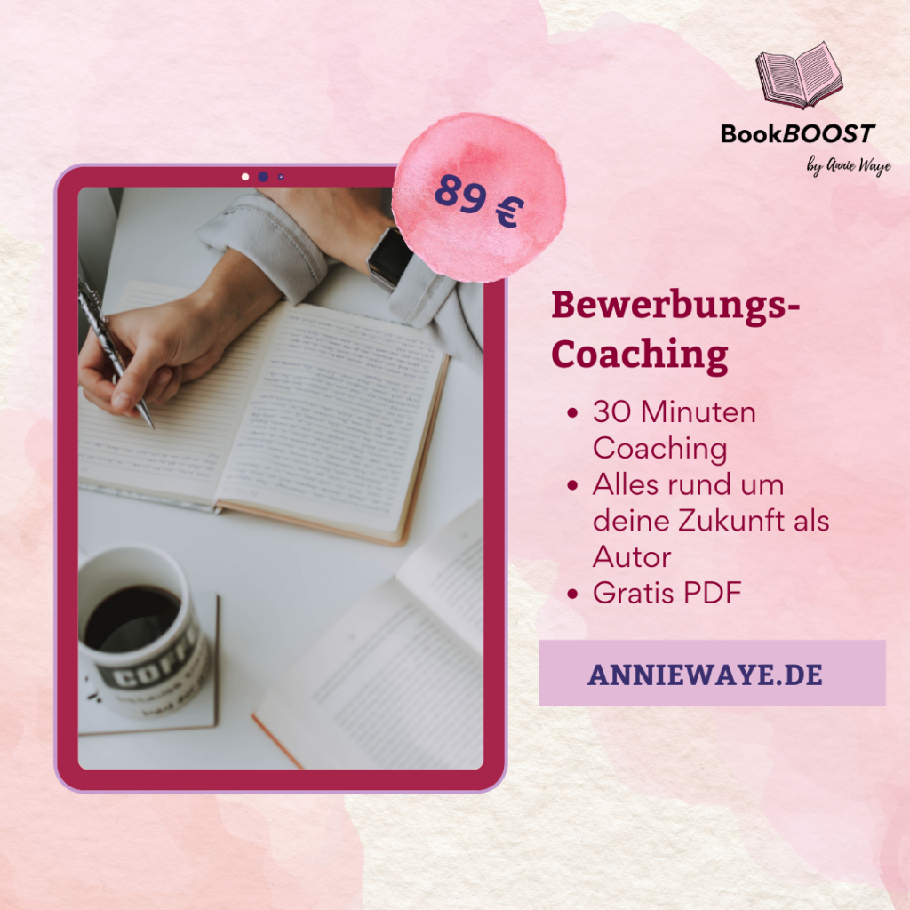 BookBOOST Autoren-Coaching: Coaching zu deiner Verlagsbewerbung