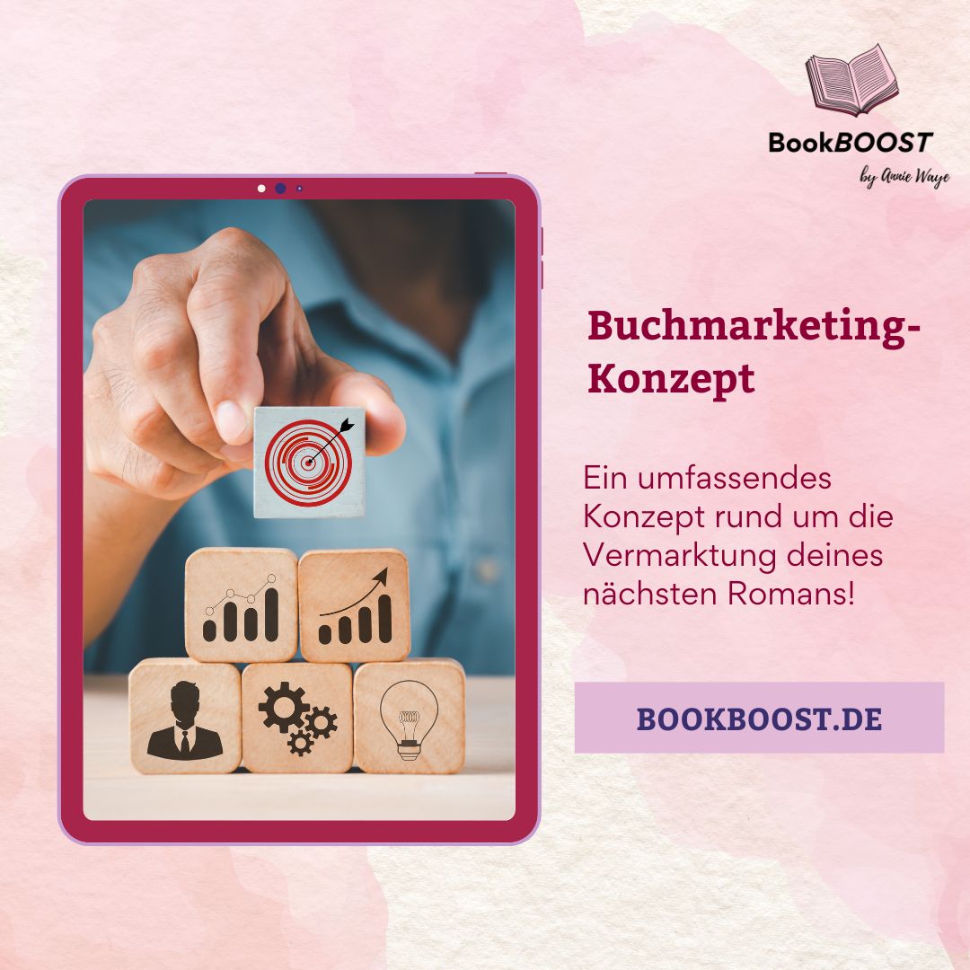 Buchmarketing-Konzept
